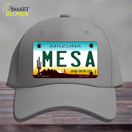 Mesa Arizona Novelty License Plate Hat Cotton / Gray