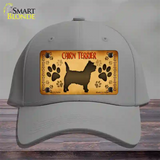 Cairn Terrier Novelty License Plate Hat Cotton / Gray