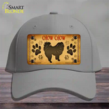 Chow Chow Novelty License Plate Hat Cotton / Gray