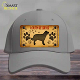 Golden Retriever Novelty License Plate Hat Cotton / Gray