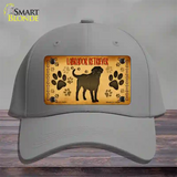 Labrador Retriever Novelty License Plate Hat Cotton / Gray