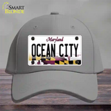 Ocean City Maryland Novelty License Plate Hat Cotton / Gray