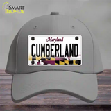 Cumberland Maryland Novelty License Plate Hat Cotton / Gray