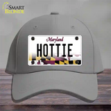 Hottie Maryland Novelty License Plate Hat Cotton / Gray