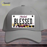 Blessed Maryland Novelty License Plate Hat Cotton / Gray