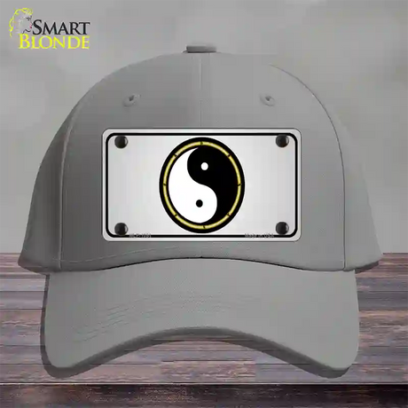 Yin And Yang Novelty License Plate Hat Cotton / Gray