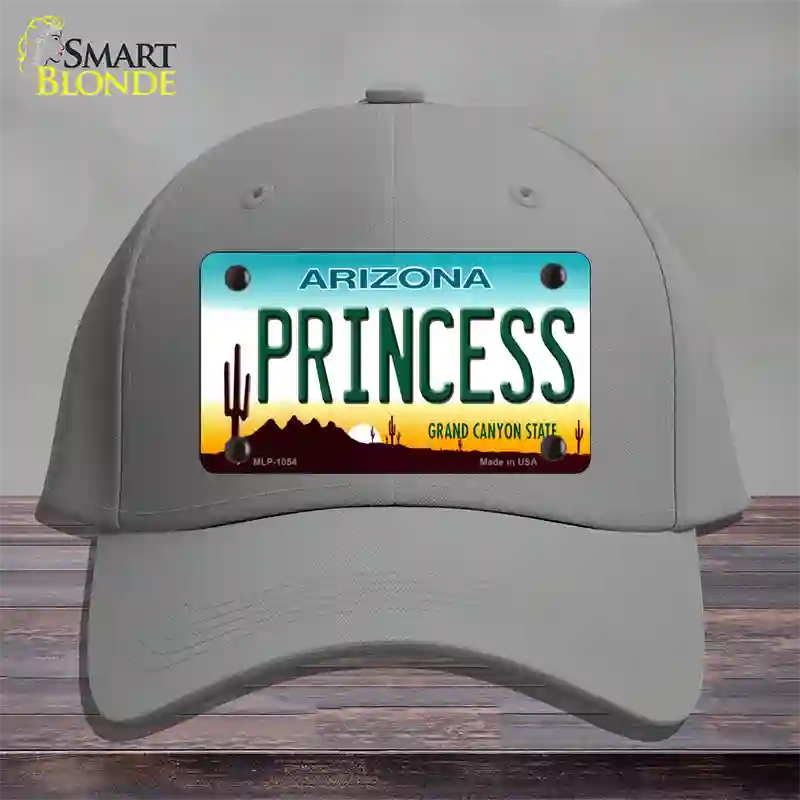 Princess Arizona Novelty License Plate Hat Cotton / Gray