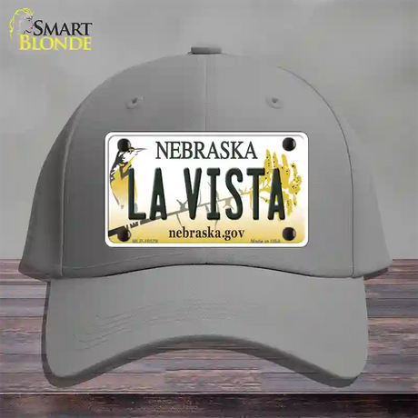 La Vista Nebraska Novelty License Plate Hat Cotton / Gray