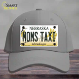 Moms Taxi Nebraska Novelty License Plate Hat Cotton / Gray