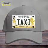 Taxi Nebraska Novelty License Plate Hat Cotton / Gray