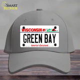 Green Bay Wisconsin Novelty License Plate Hat Cotton / Gray