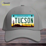 Tucson Arizona Novelty License Plate Hat Cotton / Gray