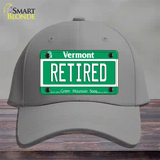 Retired Vermont Novelty License Plate Hat Cotton / Gray