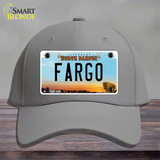 Fargo North Dakota Novelty License Plate Hat Cotton / Gray