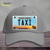 Taxi North Dakota Novelty License Plate Hat Cotton / Gray