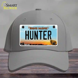 Hunter North Dakota Novelty License Plate Hat Cotton / Gray