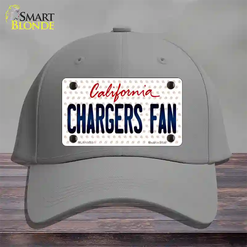 Chargers Fan California Novelty License Plate Hat Cotton / Gray