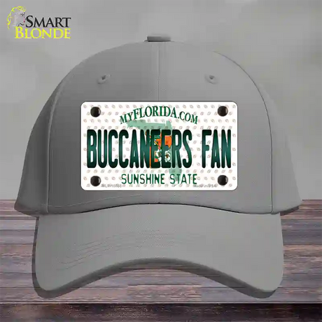 Buccaneers Fan Florida Novelty License Plate Hat Cotton / Gray