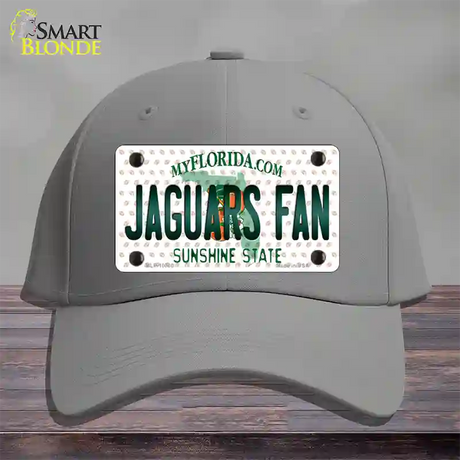 Jaguars Fan Florida Novelty License Plate Hat Cotton / Gray