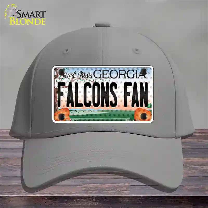 Falcons Fan Georgia Novelty License Plate Hat Cotton / Gray