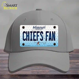 Chiefs Fan Missouri Novelty License Plate Hat Cotton / Gray