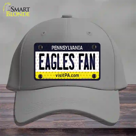 Eagles Fan Pennsylvania Novelty License Plate Hat Cotton / Gray