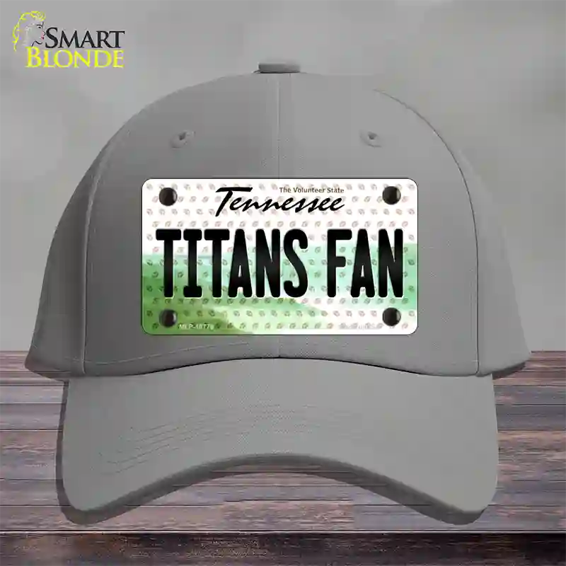 Titans Fan Tennessee Novelty License Plate Hat Cotton / Gray