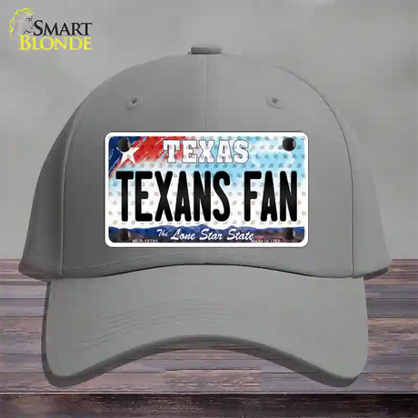 Texans Fan Texas Novelty License Plate Hat Cotton / Gray