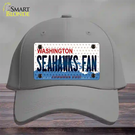 Seahawks Fan Washington Novelty License Plate Hat Cotton / Gray