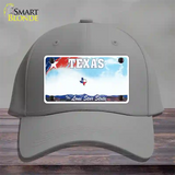 Texas New State Novelty License Plate Hat Cotton / Gray