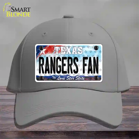 Rangers Fan Texas Novelty License Plate Hat Cotton / Gray