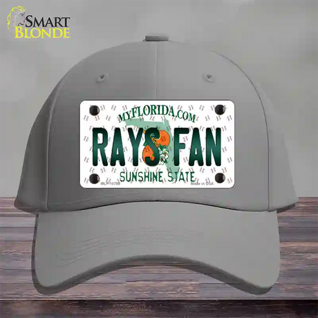 Rays Fan Florida Novelty License Plate Hat Cotton / Gray