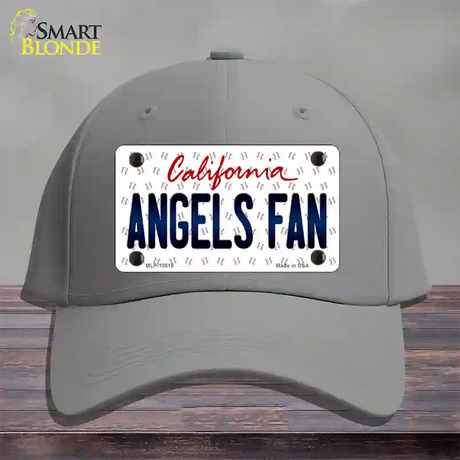 Angels Fan California Novelty License Plate Hat Cotton / Gray