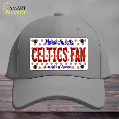 Celtics Fan Massachusetts Novelty License Plate Hat Cotton / Gray