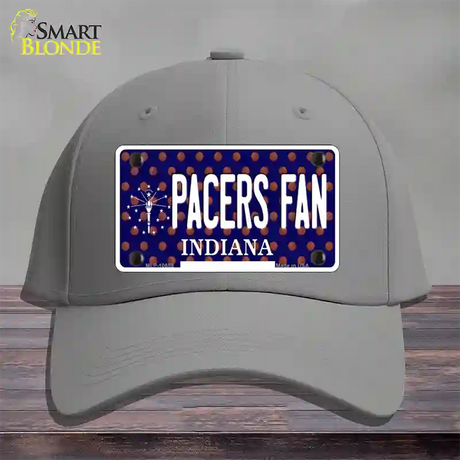 Pacers Fan Indiana Novelty License Plate Hat Cotton / Gray