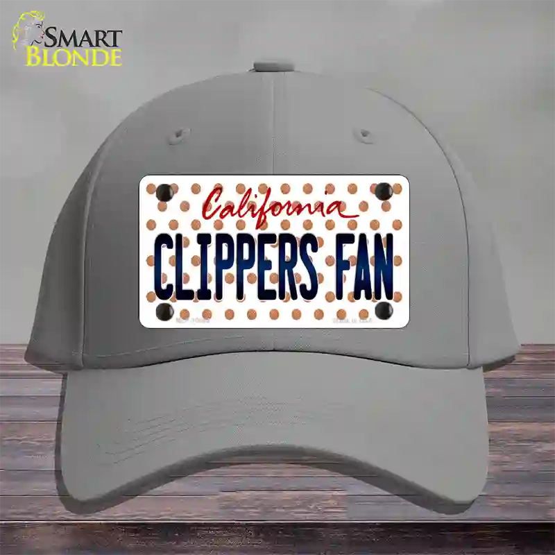 Clippers Fan California Novelty License Plate Hat Cotton / Gray