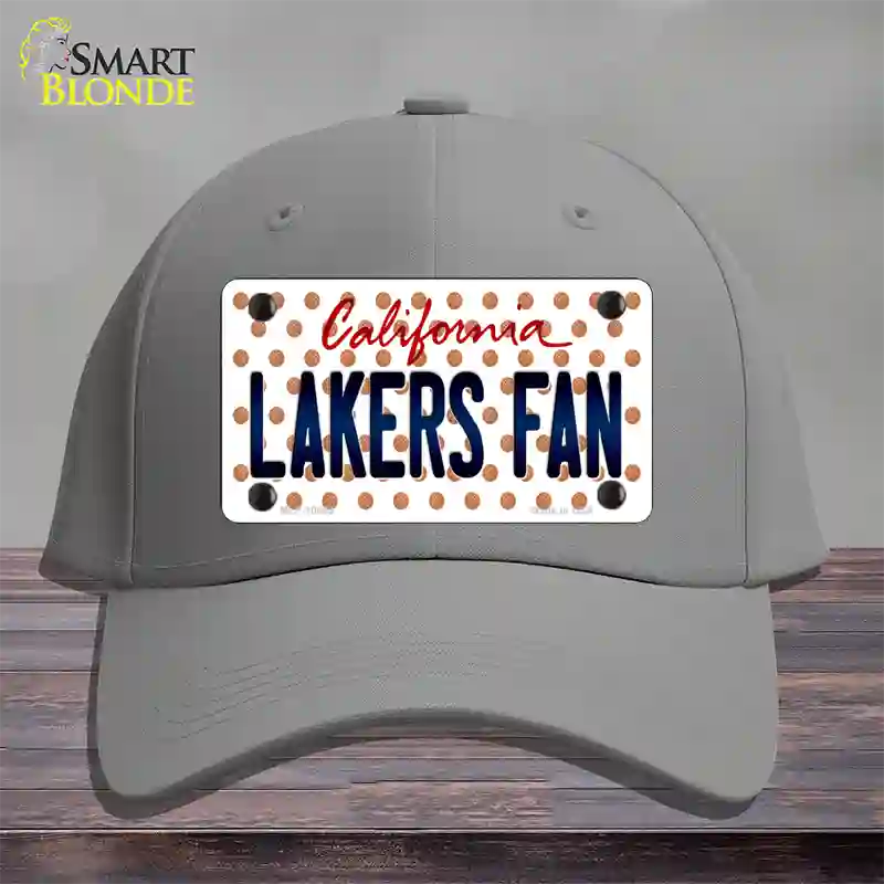 Lakers Fan California Novelty License Plate Hat Cotton / Gray