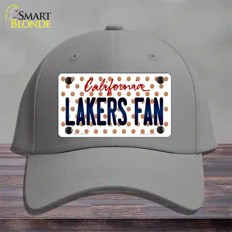 Lakers Fan California Novelty License Plate Hat Cotton / Gray