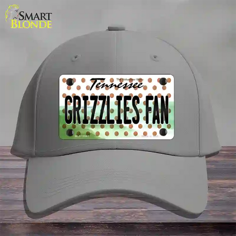 Grizzlies Fan Tennessee Novelty License Plate Hat Cotton / Gray