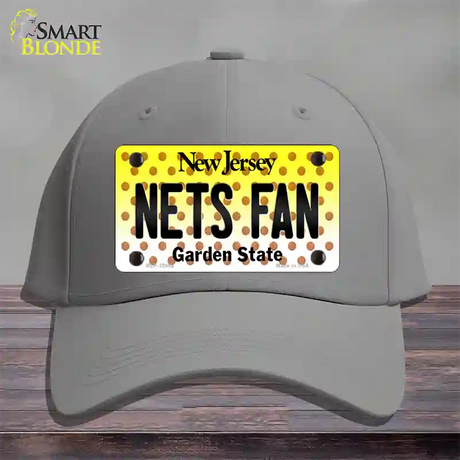 Nets Fan New Jersey Novelty License Plate Hat Cotton / Gray