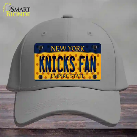 Knicks Fan New York Novelty License Plate Hat Cotton / Gray