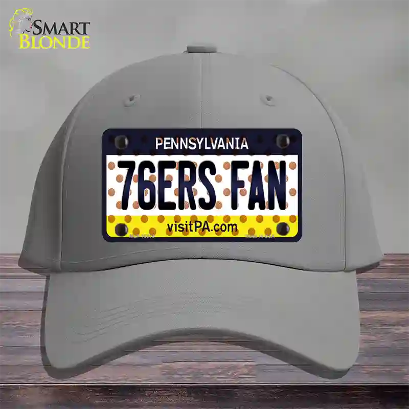 76ers Fan Pennsylvania Novelty License Plate Hat Cotton / Gray