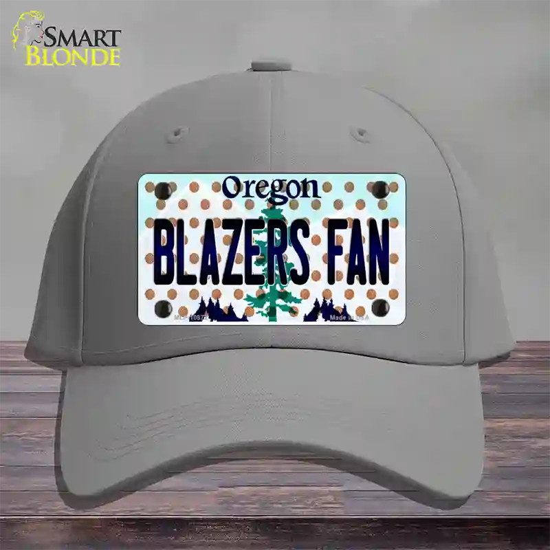 Blazers Fan Oregon Novelty License Plate Hat Cotton / Gray