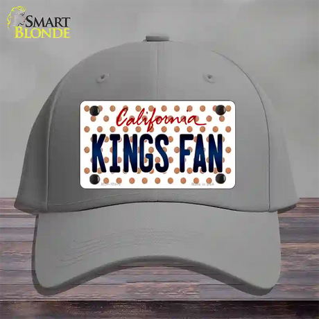 California Kings Fan Novelty License Plate Hat Cotton / Gray