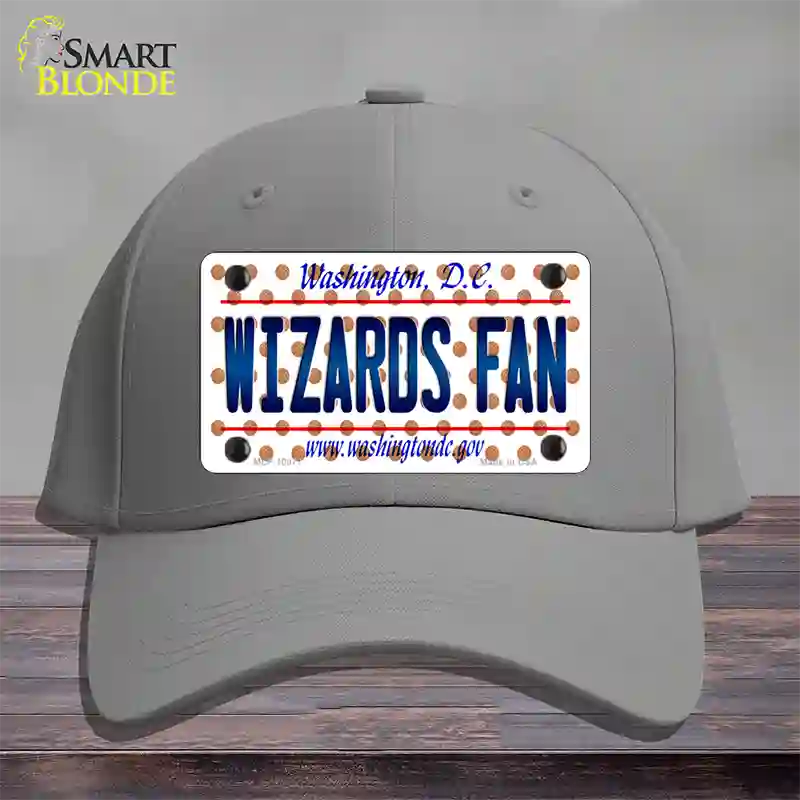 Wizards Fan Washington DC Novelty License Plate Hat Cotton / Gray