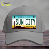 Sun City Arizona Novelty License Plate Hat Cotton / Gray