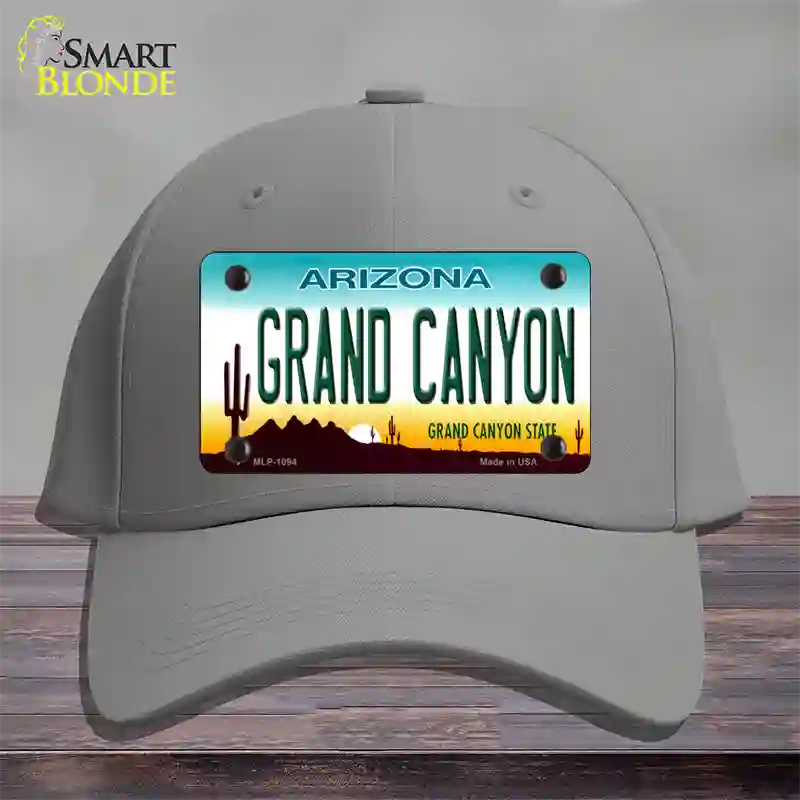 Grand Canyon Arizona Novelty License Plate Hat Cotton / Gray