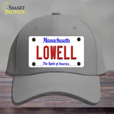 Lowell Massachusetts Novelty License Plate Hat Cotton / Gray