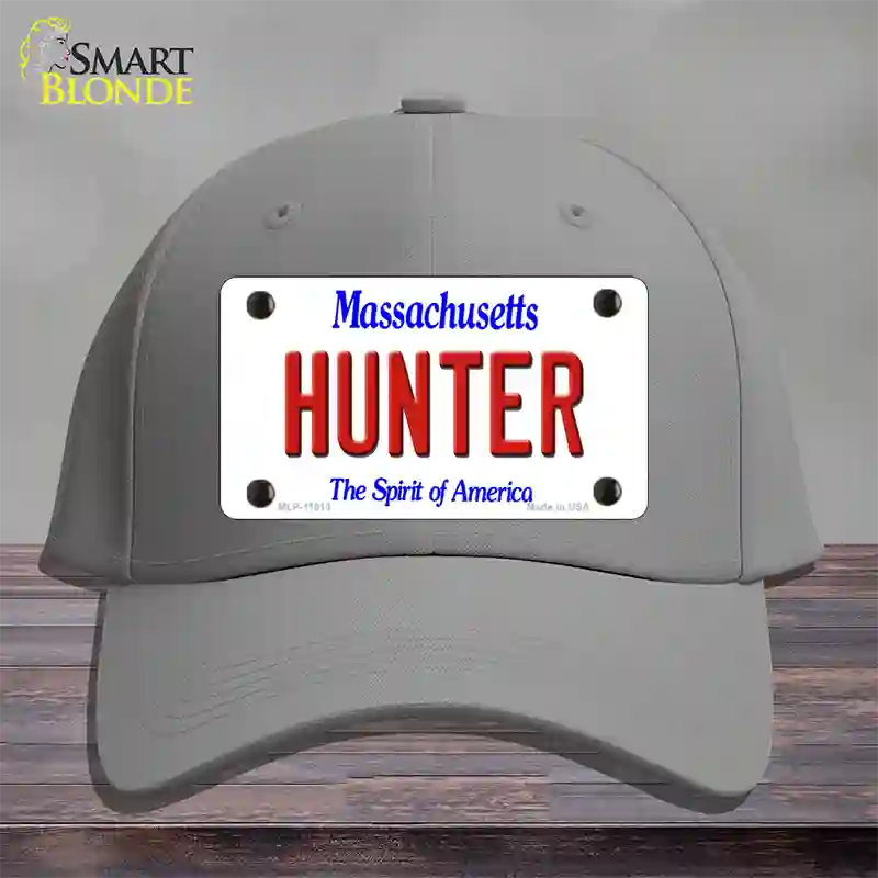 Hunter Massachusetts Novelty License Plate Hat Cotton / Gray