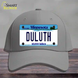 Duluth Minnesota State Novelty License Plate Hat Cotton / Gray